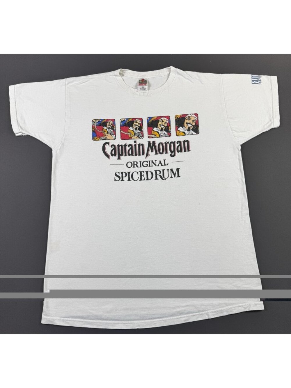 Rare Vintage 90s Captain Morgan Original Spiced Rum Alcohol Drink Promo XL Tee